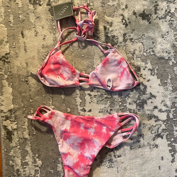 ZAFUL Tie Dye Bikini *LIGHT PINK* - Picture 3 of 4